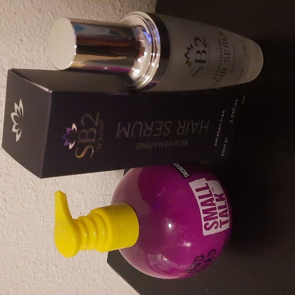 Sutra Rejuvenating Hair Serum & Bed Head Small Talk Thickening Cream - Picture 2 of 9